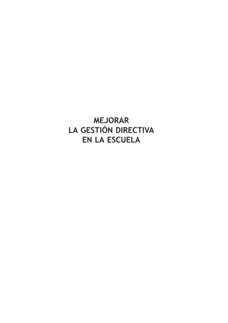 Titelbild: Mejorar la gestión directiva en la escuela 1st edition 9789506414986