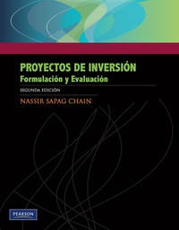 Cover image: PROYECTOS DE INVERSION: FORMULACION Y EVALUACION 2nd edition 9789563431063