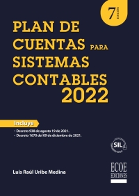 Titelbild: Plan de cuentas para sistemas contables 2022 7th edition 9789585032309