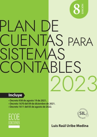 Cover image: Plan de cuentas para sistemas contables 2023 - 8va edición 8th edition 9789585035799