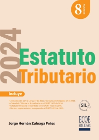 Imagen de portada: Estatuto tributario 2024 8th edition 9789585038646