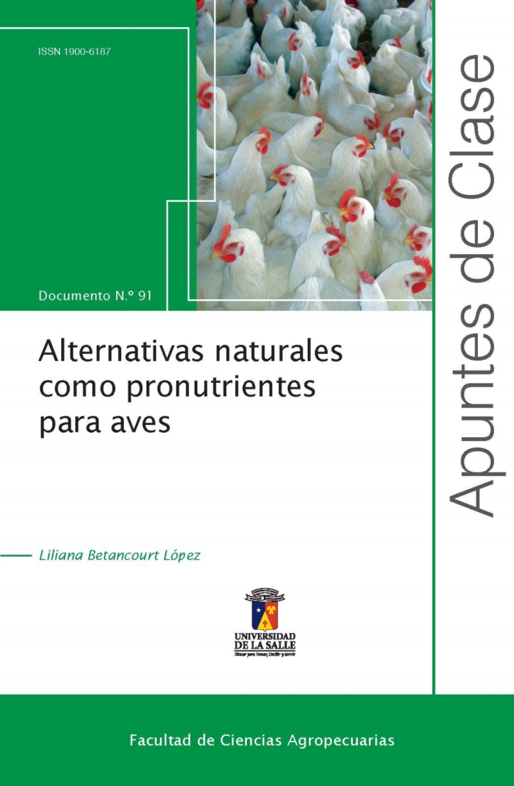 Alternativas naturales como pronutrientes para aves 1st Edition