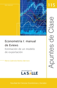 Titelbild: Econometría I: manual de Eviews: Estimulación de un modelo de exportación 1st edition 9789585136618