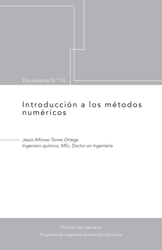 Cover image: Introducción a los métodos numéricos 1st edition 9789585148307