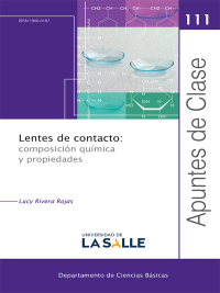 Omslagafbeelding: Lentes de contacto: composición química y propiedades 1st edition 9789585400535