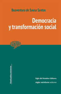 Cover image: Democracia y transformación social 1st edition 9789586654340