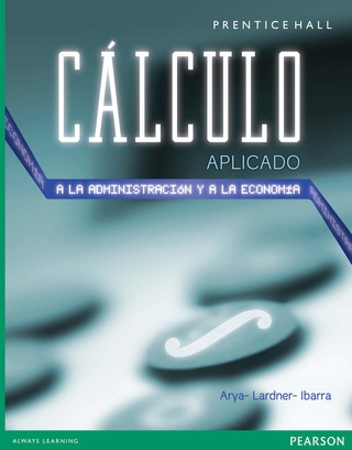 Imagen de portada: CALCULO APLICADO A LA ADMINISTRACIÓN Y A LA ECONOMIA 1st edition 9789586992077