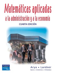 Imagen de portada: Matemáticas aplicadas a la administración y a la economía  4th edition 9789684444379