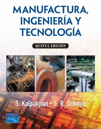 Cover image: MANUFACTURA, INGENIERIA Y TECNOLOGIA 5th edition 9789702610267