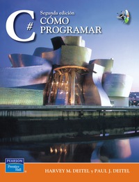 Imagen de portada: Cómo programar en C# 2nd edition 9789702610564