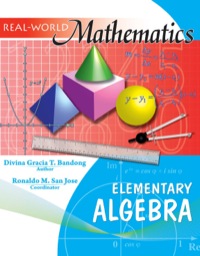 Cover image: Real-World Mathematics: Elementary Algebra 1st edition 9789719801212
