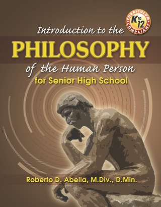 Cover image: Introduction to the Philosophy of the Human Person for Senior High School 1st edition 9789719804468