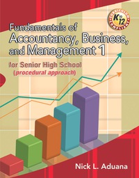 Cover image: Fundamentals of Accountancy, Business, and Management 1 (Procedural Approach) 1st edition 9789719804703