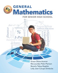Cover image: General Mathematics For Senior High School 1st edition 9789719805427