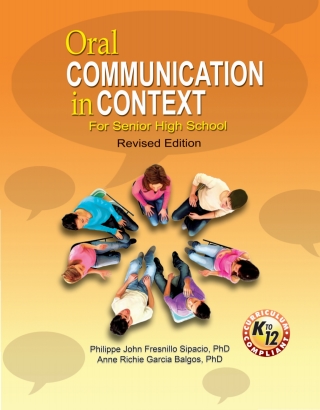 Cover image: Oral Communication in Context for Senior High School 1st edition 9789719812197
