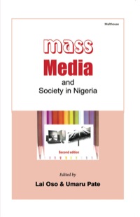 Imagen de portada: Mass Media and Society in Nigeria 9789788422280