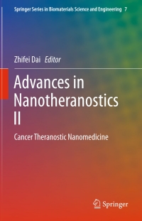 Titelbild: Advances in Nanotheranostics II 9789811000614