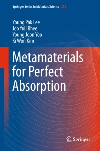صورة الغلاف: Metamaterials for Perfect Absorption 9789811001031