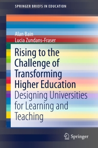 Cover image: Rising to the Challenge of Transforming Higher Education 9789811002595