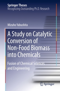 表紙画像: A Study on Catalytic Conversion of Non-Food Biomass into Chemicals 9789811003318
