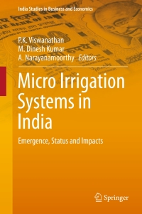 صورة الغلاف: Micro Irrigation Systems in India 9789811003462