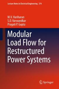 Cover image: Modular Load Flow for Restructured Power Systems 9789811004964