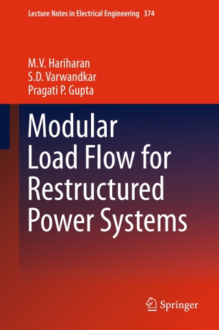 Imagen de portada: Modular Load Flow for Restructured Power Systems 9789811004964