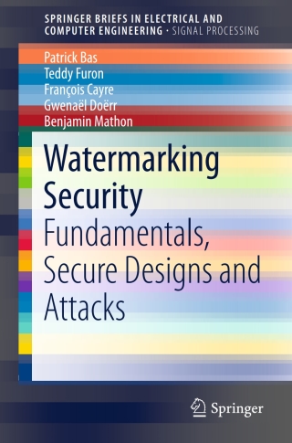 صورة الغلاف: Watermarking Security 9789811005053