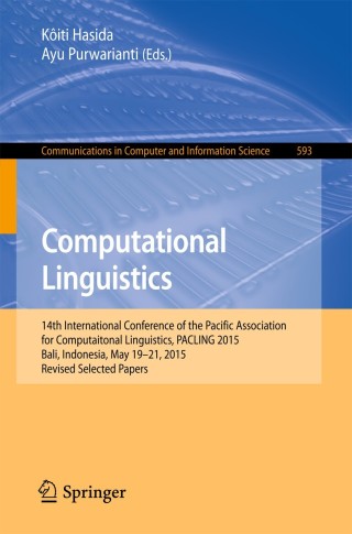 Cover image: Computational Linguistics 9789811005145