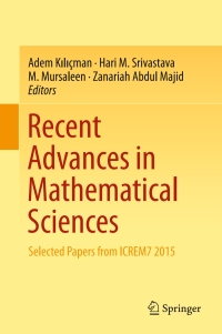 Imagen de portada: Recent Advances in Mathematical Sciences 9789811005176