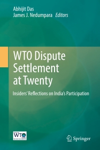 Imagen de portada: WTO Dispute Settlement at Twenty 9789811005985