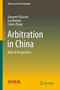 Cover image: Arbitration in China 9789811006838