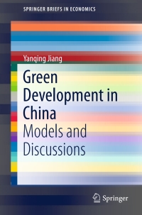 Imagen de portada: Green Development in China 9789811006920