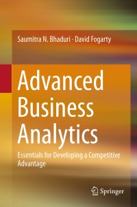 Cover image: Advanced Business Analytics 9789811007262