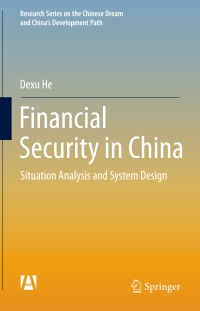 Cover image: Financial Security in China 9789811009679