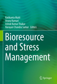 Titelbild: Bioresource and Stress Management 9789811009945