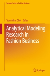 Cover image: Analytical Modeling Research in Fashion Business 9789811010125