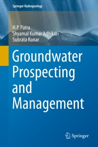 Titelbild: Groundwater Prospecting and Management 9789811011474