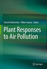 Imagen de portada: Plant Responses to Air Pollution 9789811011993