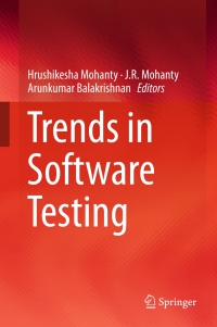 表紙画像: Trends in Software Testing 9789811014147