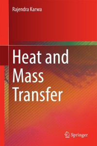 Imagen de portada: Heat and Mass Transfer 9789811015564