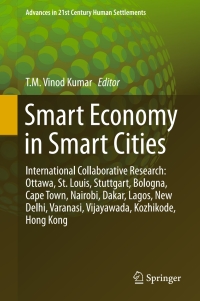 Cover image: Smart Economy in Smart Cities 9789811016080