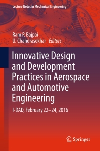 Titelbild: Innovative Design and Development Practices in Aerospace and Automotive Engineering 9789811017704