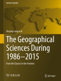 صورة الغلاف: The Geographical Sciences During 1986—2015 9789811018831