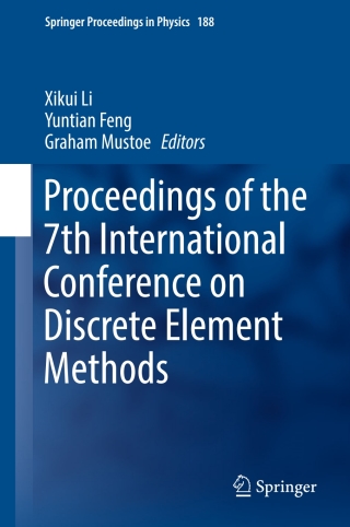 Cover image: Proceedings of the 7th International Conference on Discrete Element Methods 9789811019258