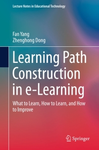 Omslagafbeelding: Learning Path Construction in e-Learning 9789811019432