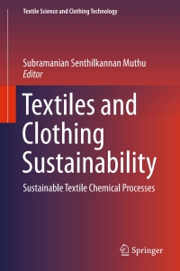 Titelbild: Textiles and Clothing Sustainability 9789811021848