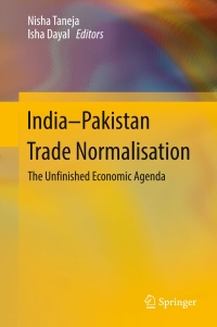 Cover image: India-Pakistan Trade Normalisation 9789811022142