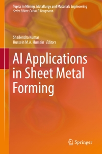 Omslagafbeelding: AI Applications in Sheet Metal Forming 9789811022500