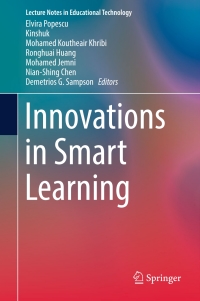 Imagen de portada: Innovations in Smart Learning 9789811024184